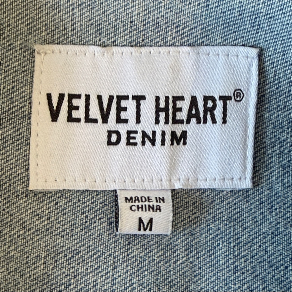 VELVET HEART Denim Jacket Women’s Medium - Picture 5 of 12